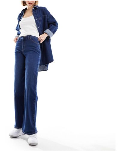 Lee Jeans Lee - stella - jean trapèze taille haute - bleu moyen