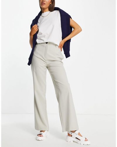 TOPSHOP Slouch Trousers - White