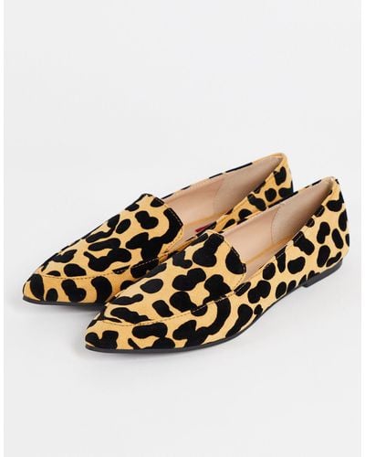 London Rebel Pointed Loafers - Multicolour