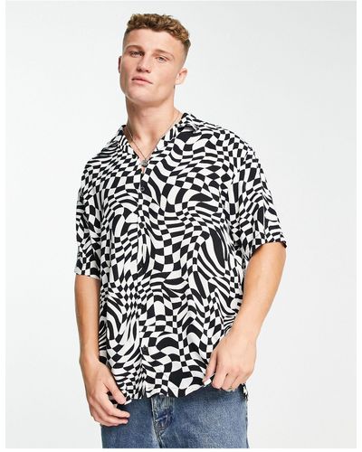 Jack & Jones Originals - Overhemd Met Reverskraag En Korte Mouwen - Wit