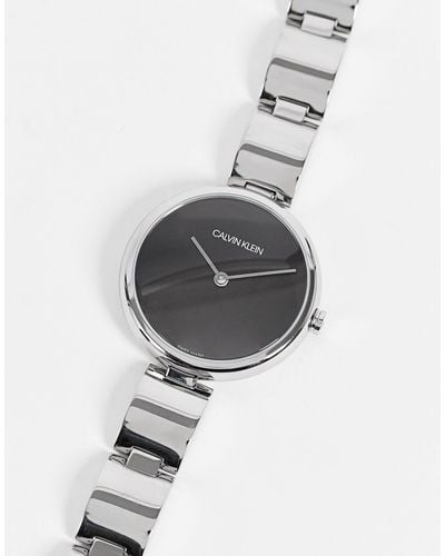 Calvin Klein Chunky Link Bracelet Watch - Metallic