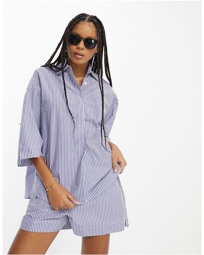French Connection Relaxed Overhead Shirt - Blue