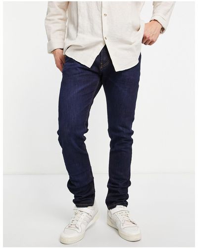 DIESEL D-luster - Skinny Jeans Met Donkere Wassing - Blauw