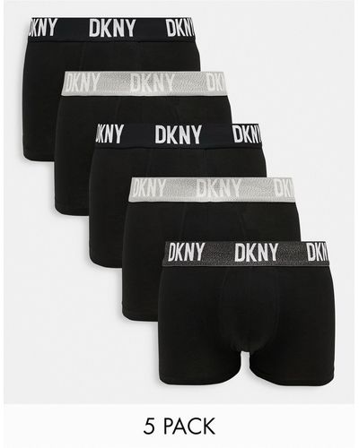 DKNY Portland 5 Pack Boxers - Black