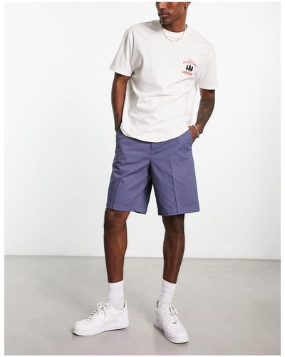 New Look Relaxed Fit Bermuda Shorts - Blue