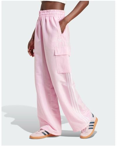 adidas Originals Adicolor Cargo Trousers - Pink