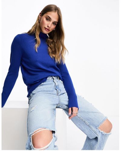 French Connection High-neck Sweater - Blue