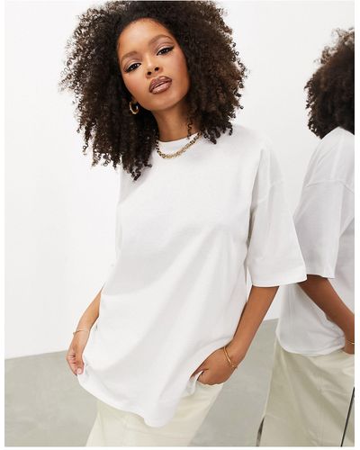 ASOS T-shirt oversize épais - Blanc