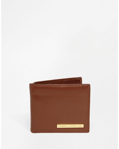 French Connection Leather Wallet - Brown