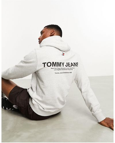 Tommy Hilfiger Regular Entry Logo Graphic Hoodie - White