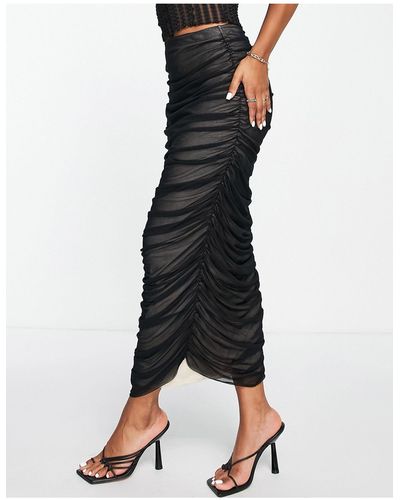 TOPSHOP Gonna midi - Nero