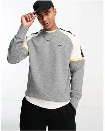 Ben Sherman – sweatshirt - Grau