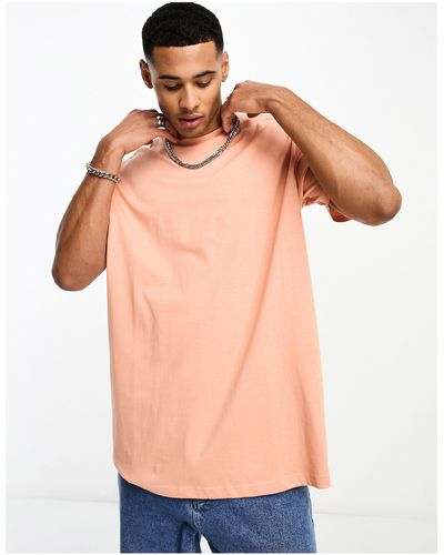 Brave Soul Oversized T-shirt - Roze