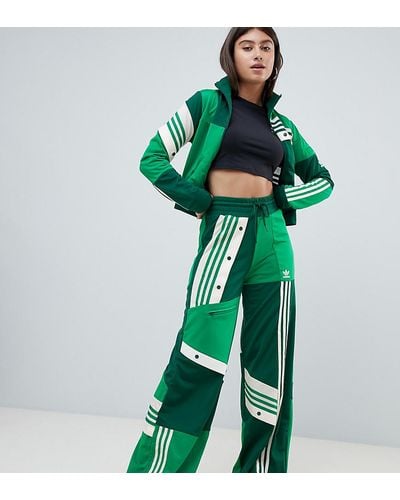 adidas Originals X Danielle Cathari Deconstructed Track Trousers In Green