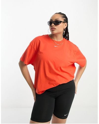 Nike Plus - essential - t-shirt - Orange
