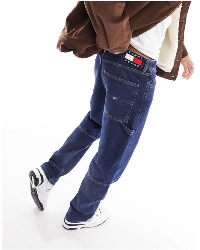 Tommy Hilfiger Workwear - jeans skater lavaggio scuro - Blu