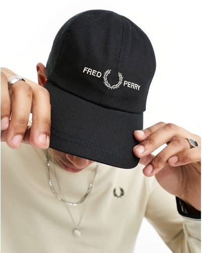 Fred Perry Twill Cap - Black