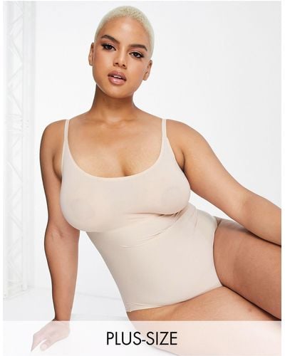 Spanx Curve Thinstincts Smoothing Cami Bodysuit - Natural