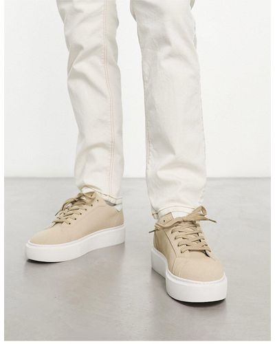 ASOS Chunky Lace Up Trainers - Brown