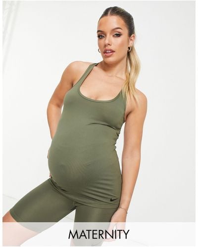 Nike Maternity Dri-fit Tank Top - Green
