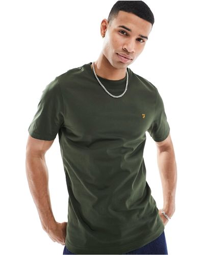 Farah – danny – t-shirt aus baumwolle - Grün