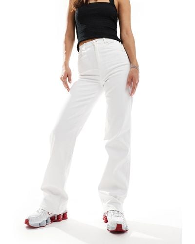 Dr. Denim Moxy Straight Leg Jeans - White
