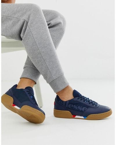 Ellesse Piacentino Chunky Trainers Navy - Blue