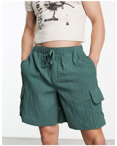 ASOS – cargo-shorts - Grün