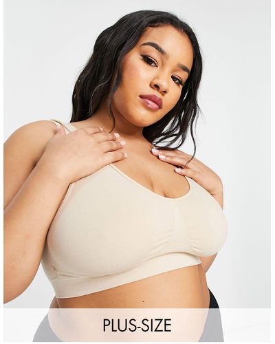 Yours Seamless Bra - Natural