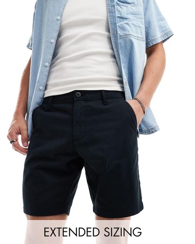 ASOS Skinny Regular Length Chino Shorts - Blue