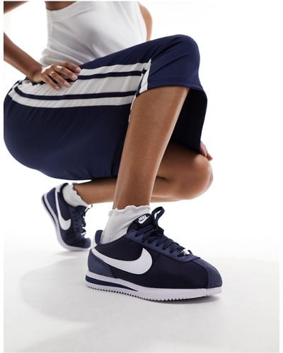Nike – cortez – sneaker aus nylon - Blau