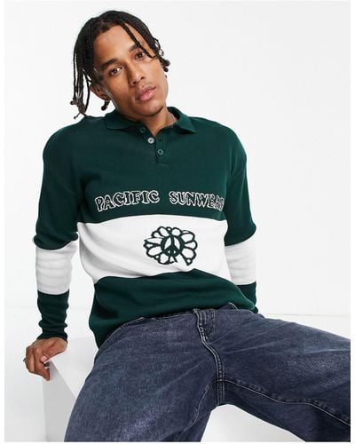 PacSun Petal Knitted Sweater - Green