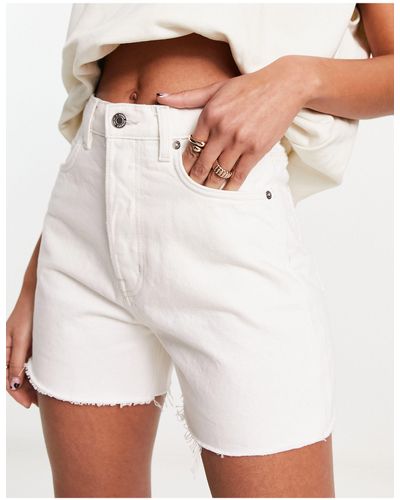 & Other Stories – forever – jeansshorts - Weiß
