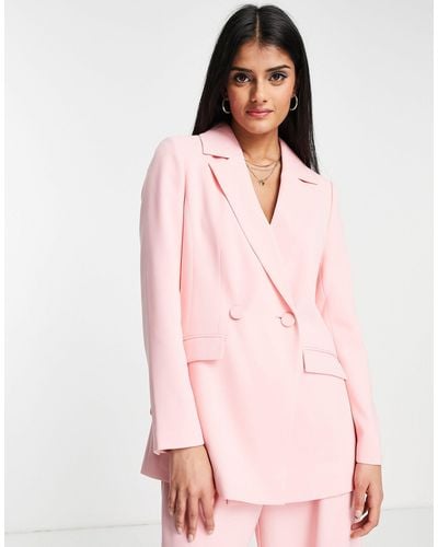 Forever New Slouchy Blazer Co-ord - Pink