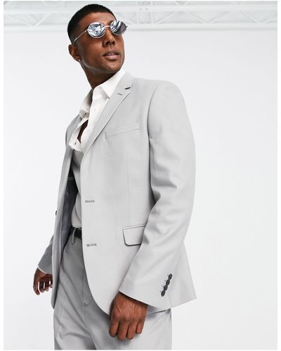 ASOS Skinny Suit Jacket - White