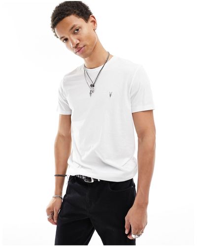 AllSaints Tonic - t-shirt girocollo bianca - Bianco