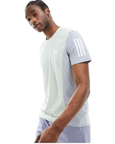 adidas Originals Adidas running - own the run - t-shirt - pastel - Blanc