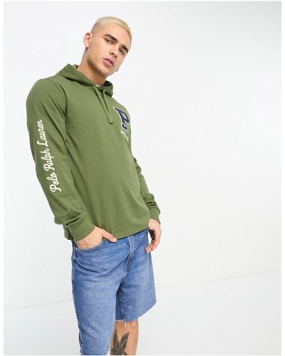 Polo Ralph Lauren X asos – exclusive collab – langärmliges shirt - Grün