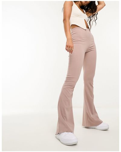 I Saw It First Flare-broek Met Hoge Taille - Roze