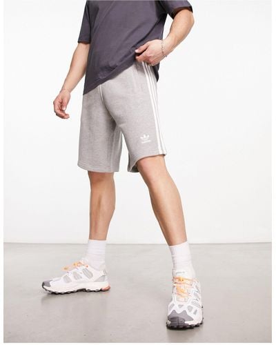 adidas Originals Three Stripe Shorts - Grey