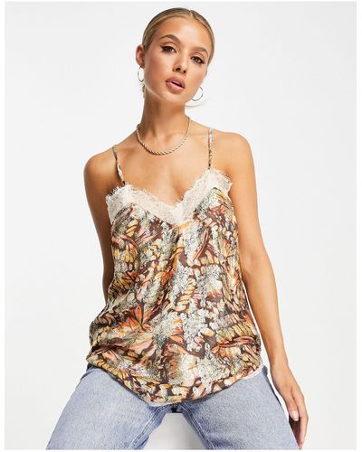 River Island Metallic Thread Cami Top