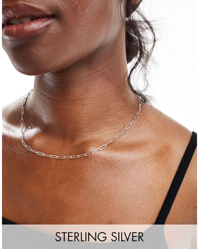Accessorize Link Chain Necklace - Brown