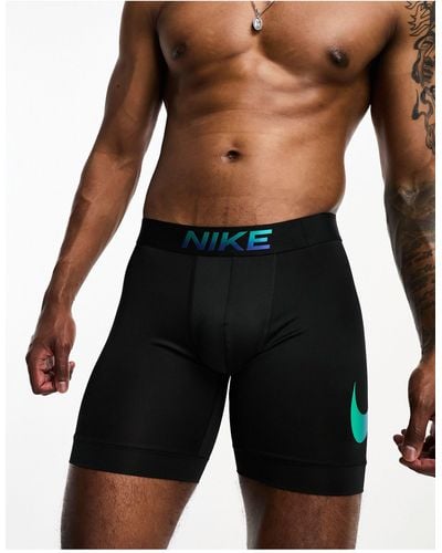 Nike Extra Long Boxer Brief With Swoosh - Black