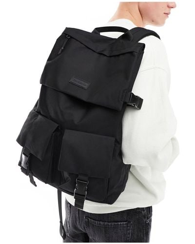 Consigned Double Pocket Backpack - Black