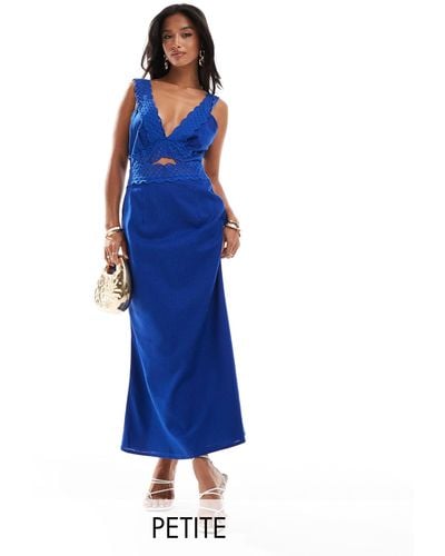 Never Fully Dressed Petite Mimi Maxi Dress - Blue