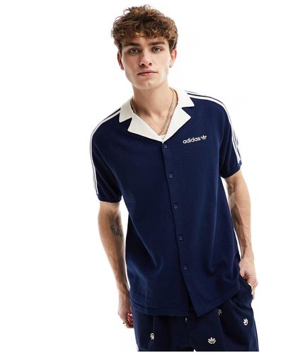 adidas Originals Premium Sport Knit Shirt - Blue
