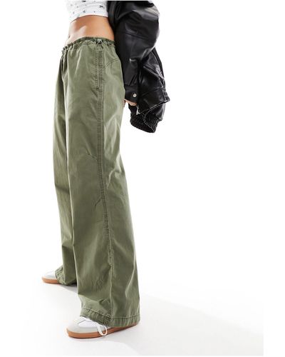 Collusion Mid Rise Utility sweatpants - Green