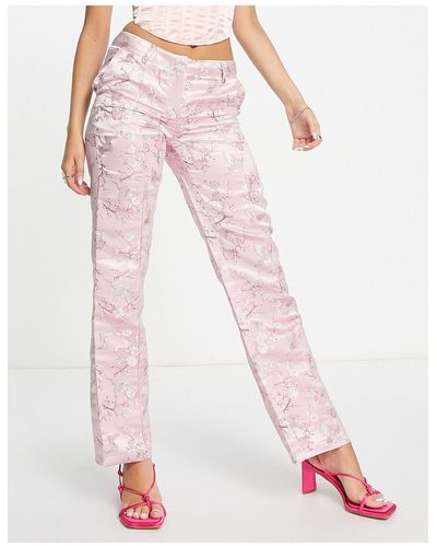 Reclaimed vintage store pink corduroy pants