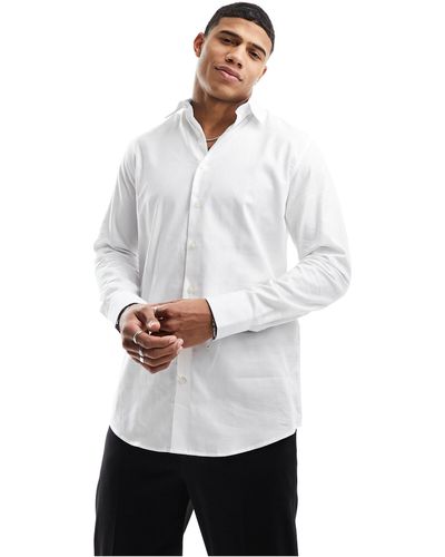 SELECTED Slim Fit Shirt - White