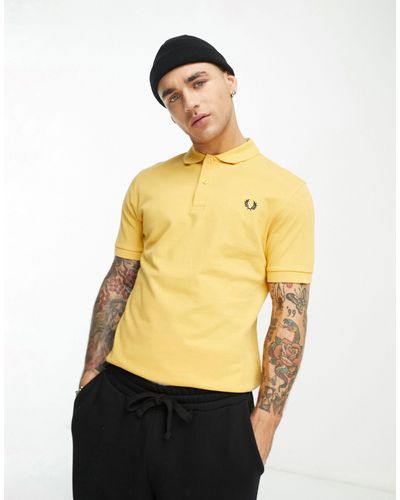 Fred Perry Effen Poloshirt - Geel